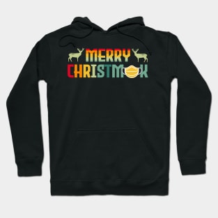 Retro Funny Cute Merry Christmask Hoodie